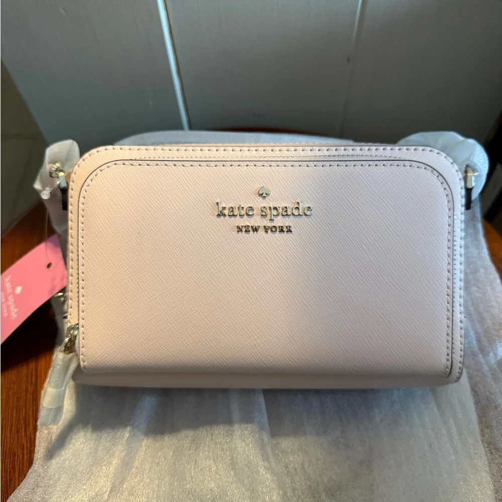 kate spade Blush Pink Leather Crossbody Bag